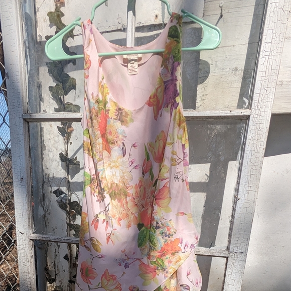 Beautiful spring Easter flowy floral pastel ruffle dress Sundance brand size 2 - Picture 3 of 3
